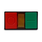 Kit Botão Duplo Xb2-ew8375 Quadrado | Liga/desliga | Iluminad